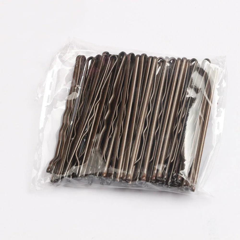 50 Pcs Wavy Bobby Pins Hair Clips for Women