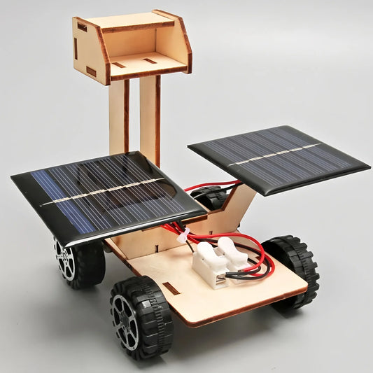 Solar Car STEM Kit – DIY Wooden Educational Model