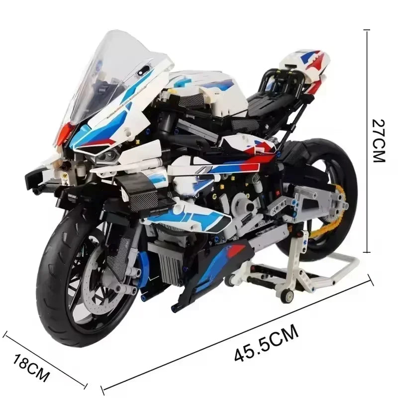Motorcycle Building Blocks 1920PCS Technic Model Kit