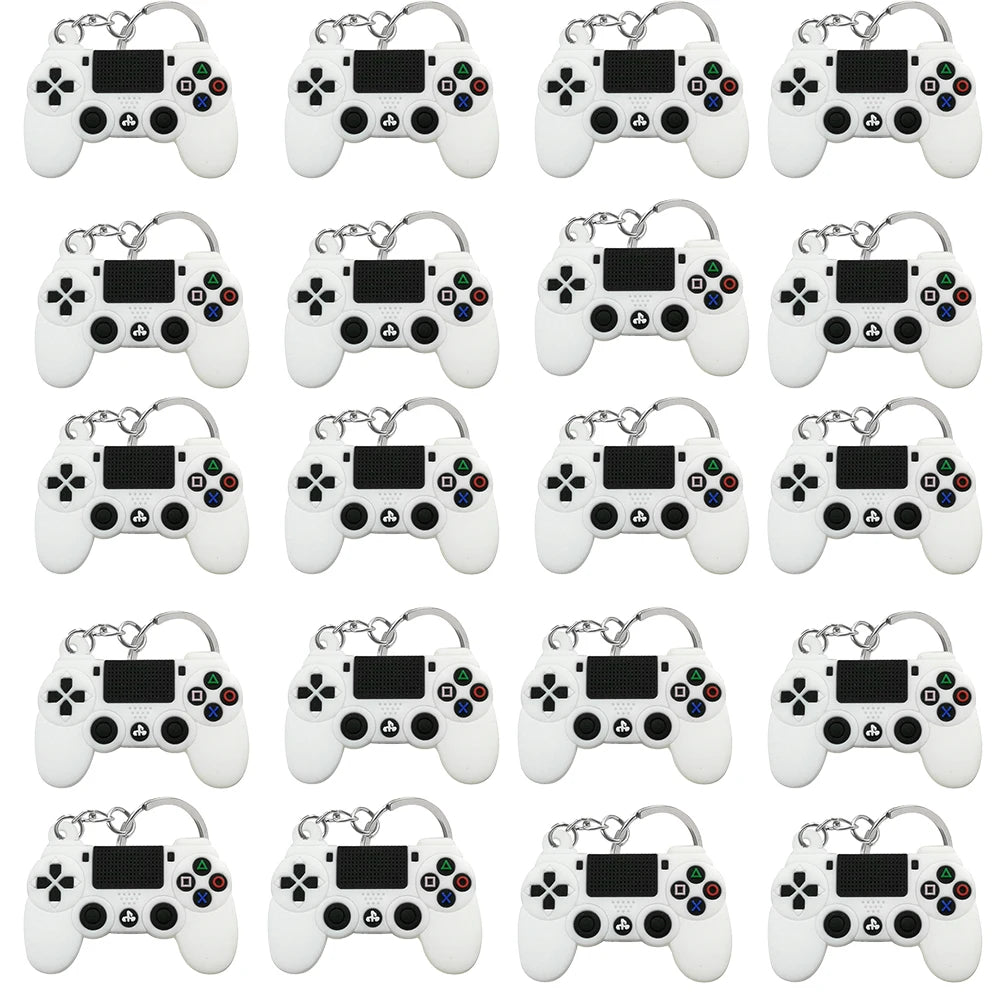 A fun gaming-inspired accessory set for keys, handbags, backpacks, party favors, and gifting.