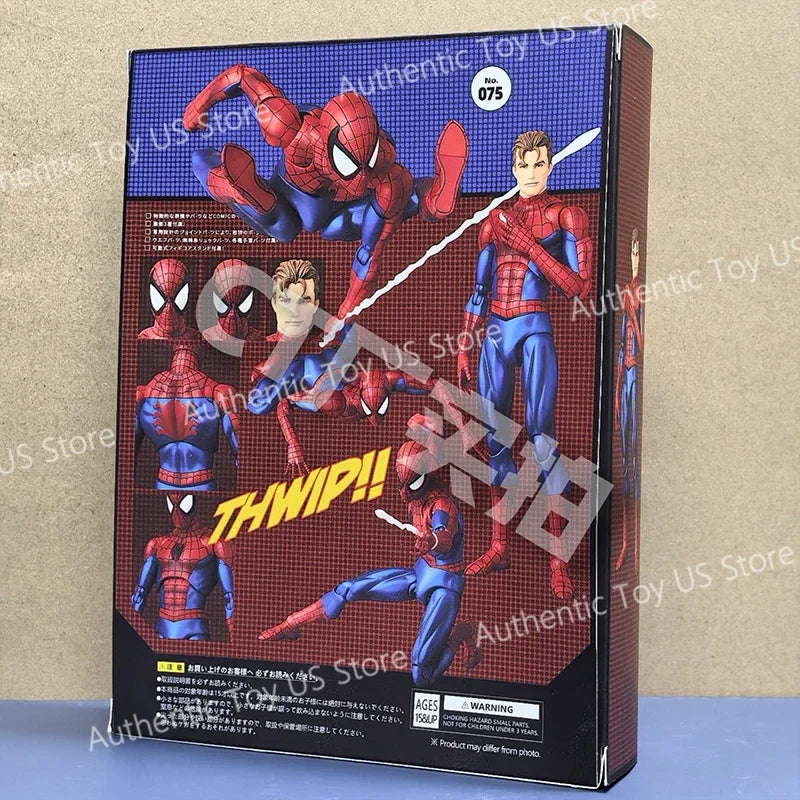 Original CT Toys Spider-Man MAFEX 075 Action Figure – Amazing Spider-Man Comic