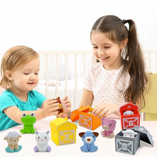 Toddler Montessori Farm Animal Counting & Sorting Toy