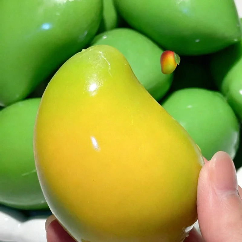 Color Changing Mango Squishy Fidget Toy – Soft Slow-Rise Sensory Toy