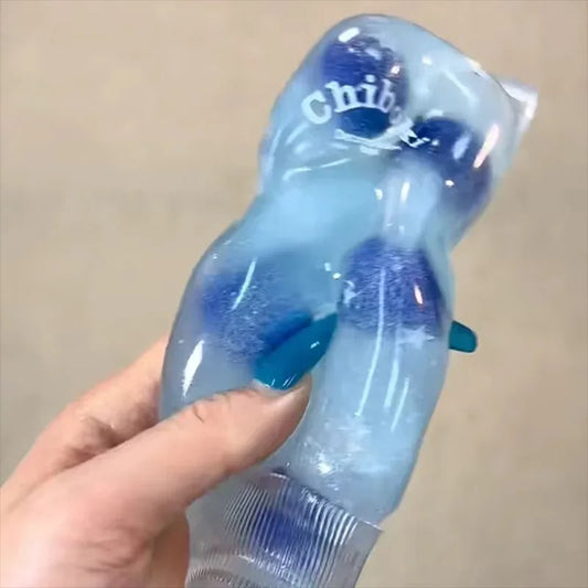Fruit Filled Maltose Squishy Fidget Toy Slow Rising Squeeze Toy