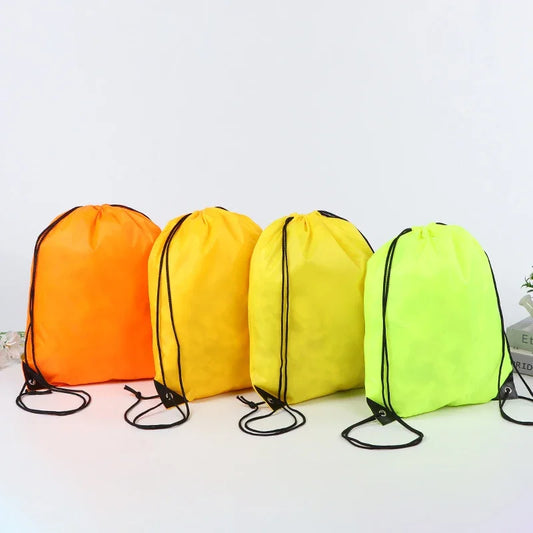 1PC Belted Outdoor Sports Drawstring Storage Bag, Waterproof Basketball, Double-Shoulder Drawstring Oxford Backpack