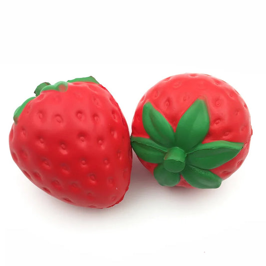 Strawberry Slow Rebound Squishy – Stress Relief Fruit Toy