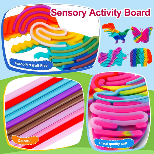 Sensory Activity Ball – 11-Rod Silicone Fidget Toy