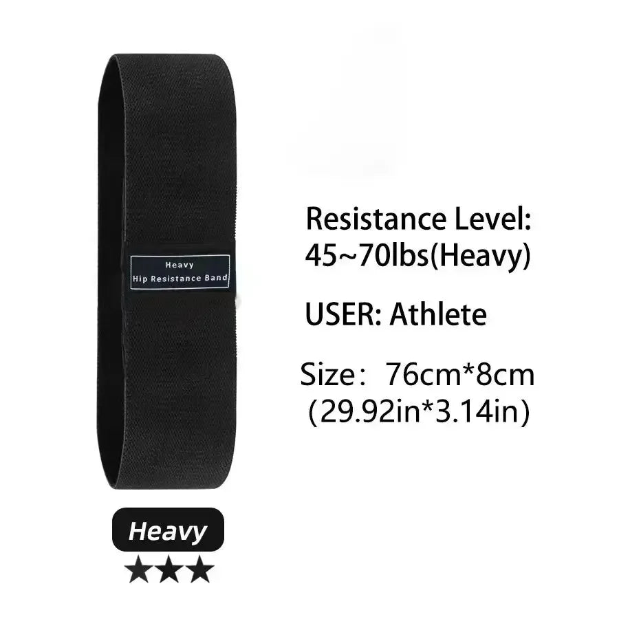 A simple resistance band set for lower-body workouts, squats, stretching, and home or gym training.