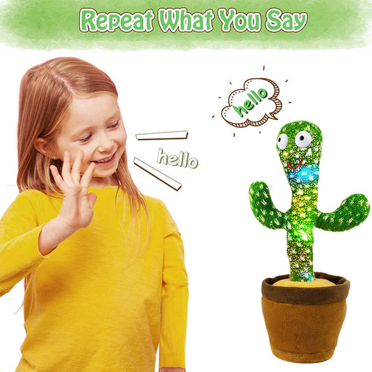 Dancing Cactus Talking Plush – Singing & Voice Repeat Toy