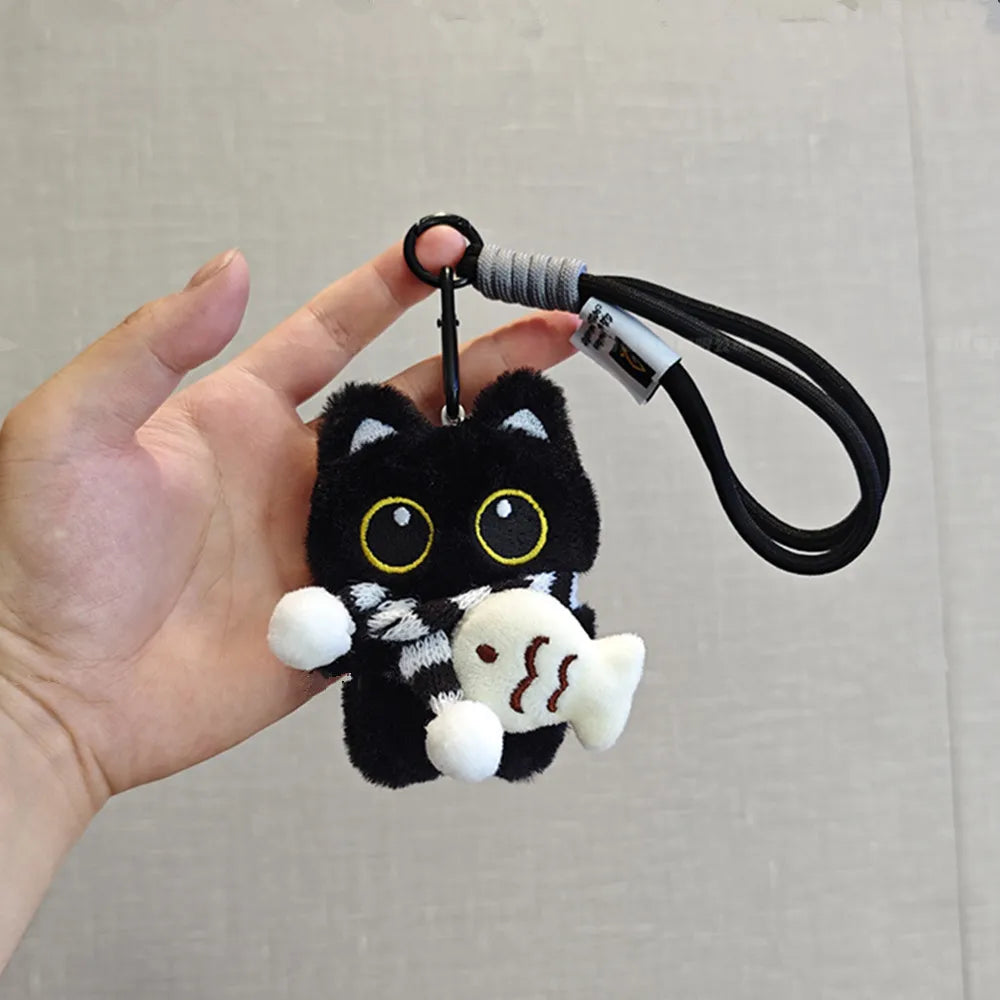A cute plush accessory for bags, backpacks, car keys, and matching gifts.