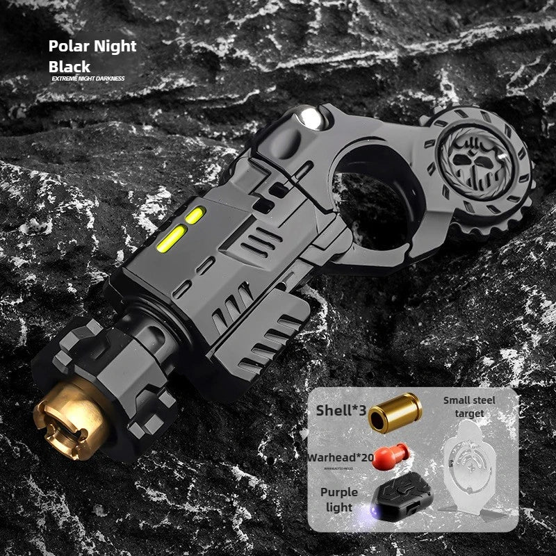 Shell-Ejecting Alloy Toy Pistol – Mini Fidget Desk Toy