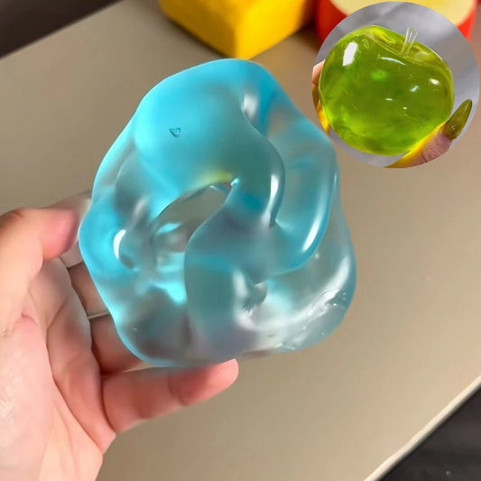 Green Apple Squishy Stress Ball Slow Rebound Fidget Sensory Toy