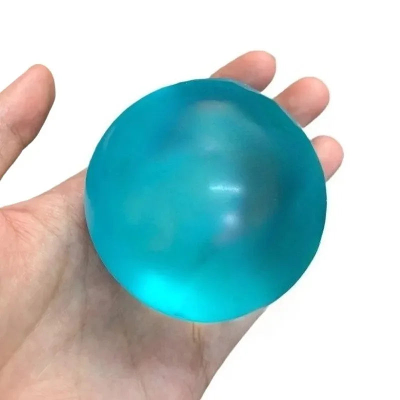 Blue Maltose Squishy Toy – Transparent Slow-Rebound Stress Relief Fidget