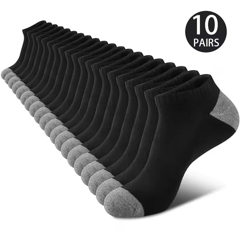 Ankle Socks 5 Pack Breathable Low Cut Unisex Socks