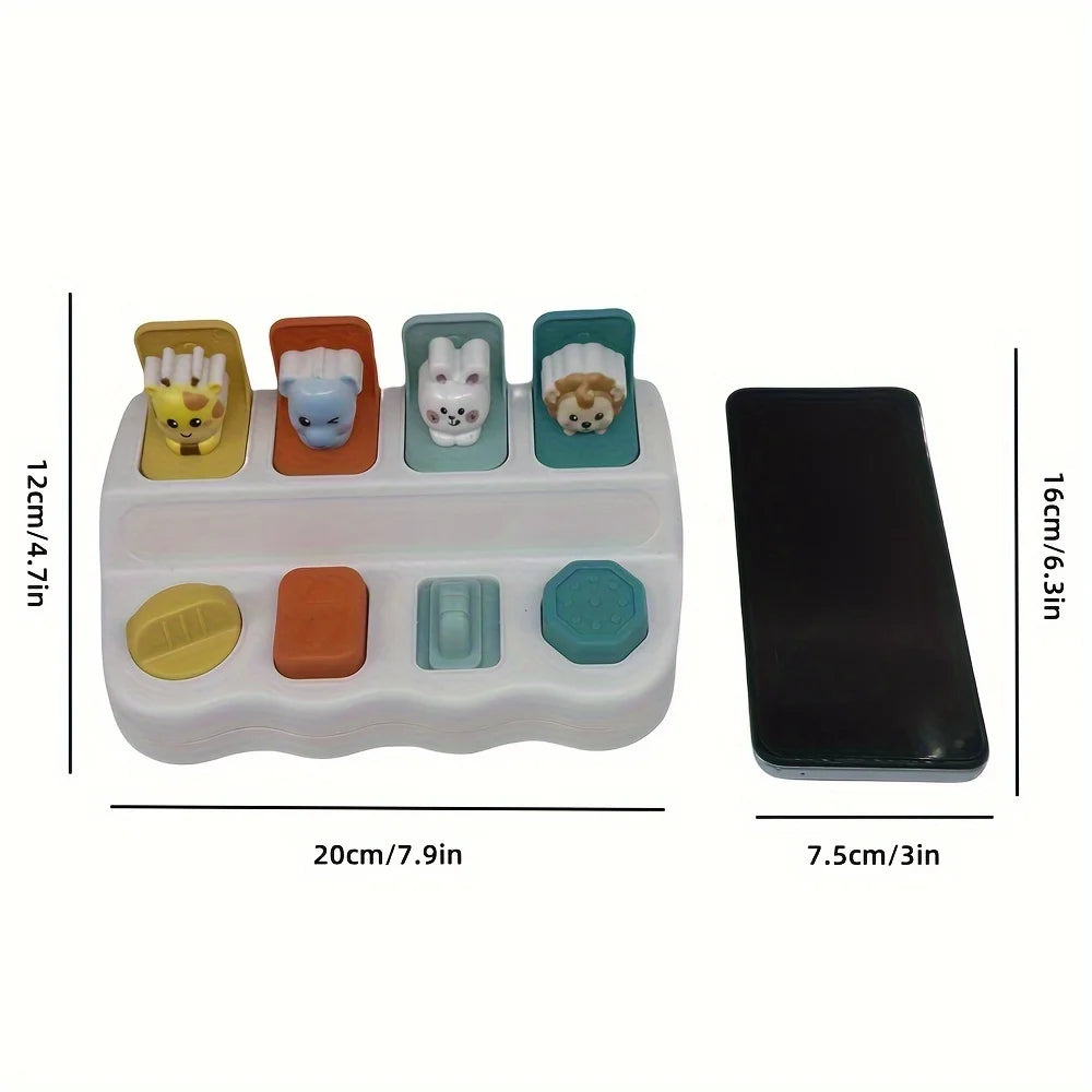 Montessori Pop Up Animal Toy – Learning Box