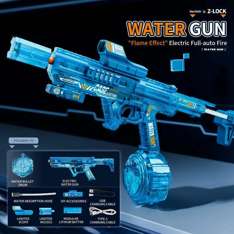 Kids Electric Water Gun – High-Speed Outdoor Water Blaster