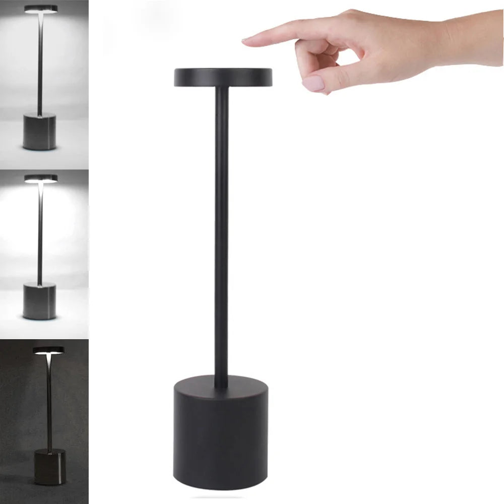Rechargeable LED Table Lamp Touch Sensor Dimmable Portable Night Light