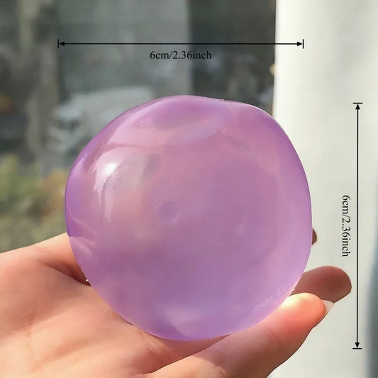 Mochi Maltose Squishy Toy – Soft Transparent Squeeze Fidget