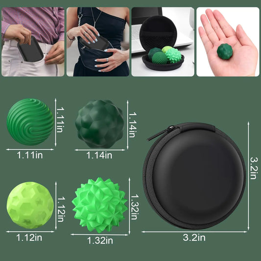 Silicone Magnetic Sensory Balls – Fidget & Stress Relief Toy