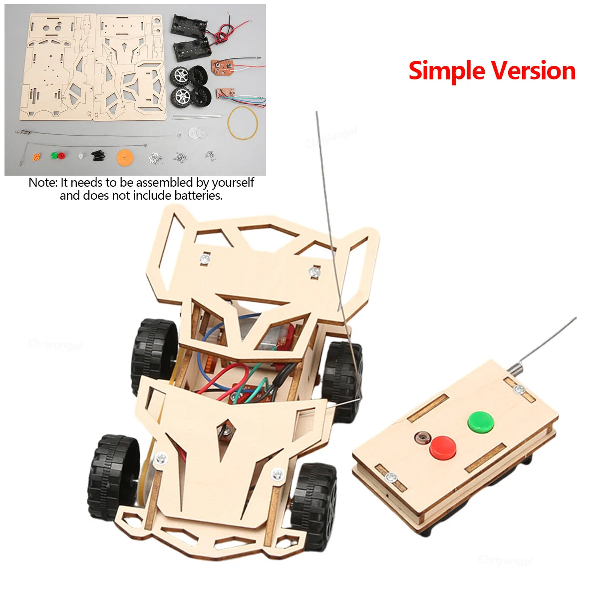 DIY Wooden Remote Control Car Kit