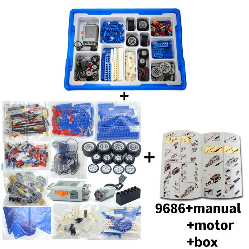 STEM Technical Building Blocks Set – Educational Robot Kit