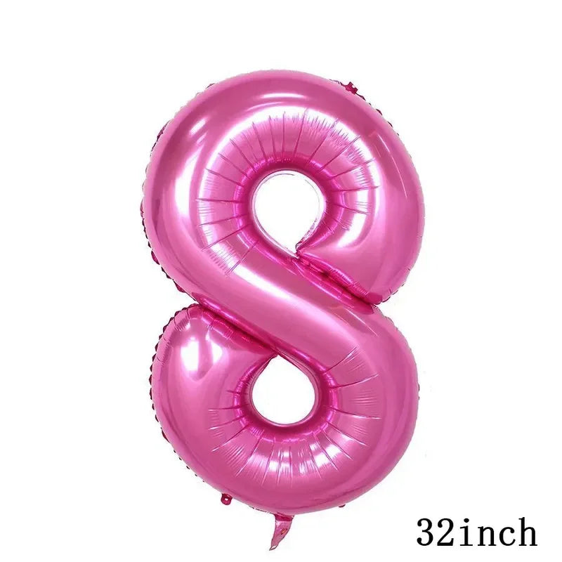 Number Latex Balloons Birthday Party Decoration Supplies