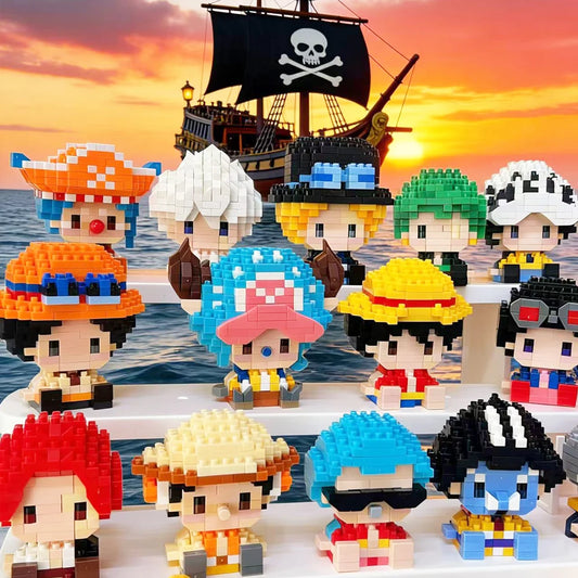 One Piece Micro Building Blocks – Luffy, Chopper, Ace & More