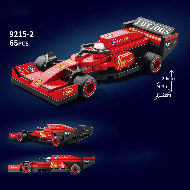 Racing Car Building Blocks MOC Sports Rally Super Racer Model