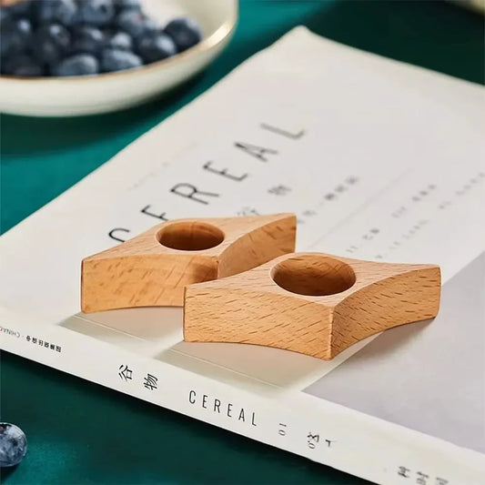 Wooden Thumb Bookmark for One-Hand Reading
