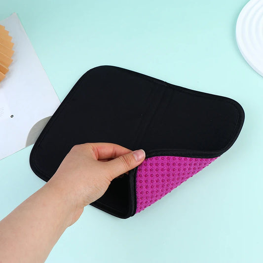 1PCS 25x20CM Bowling Ball Towel Indoor Outdoor Nonslip Polyester Cleaning Pad Reusable Dust Remover Sport Balls Equipment
