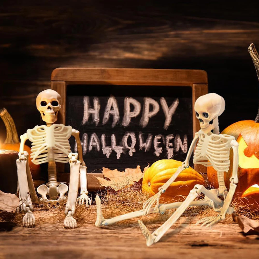 Halloween Skeleton Decoration Posable Human Skeleton Prop