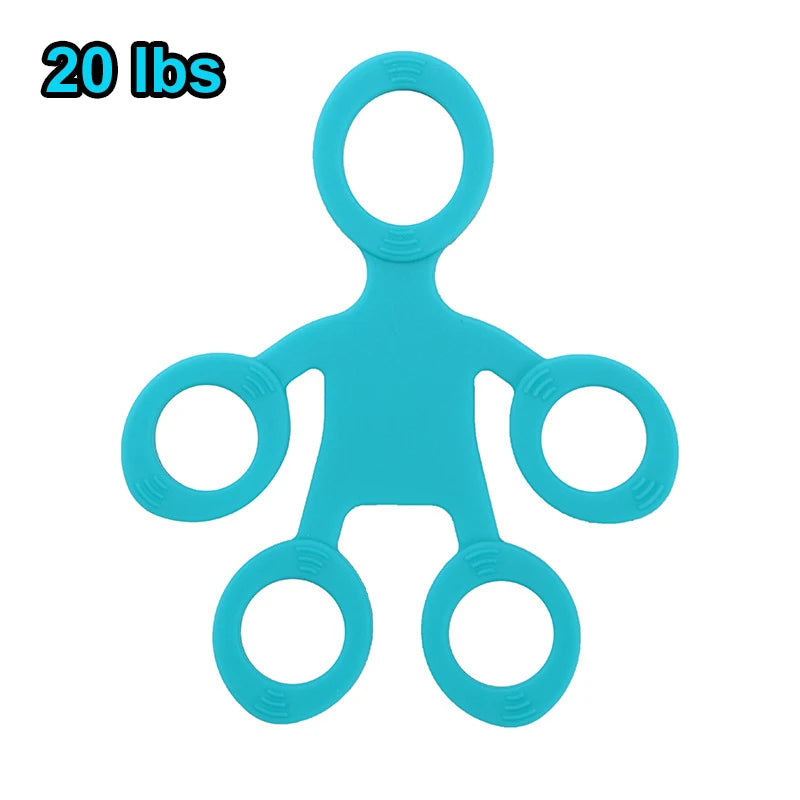 Silicone Finger Grip Ring Exerciser – 3-Level Resistance Hand Trainer