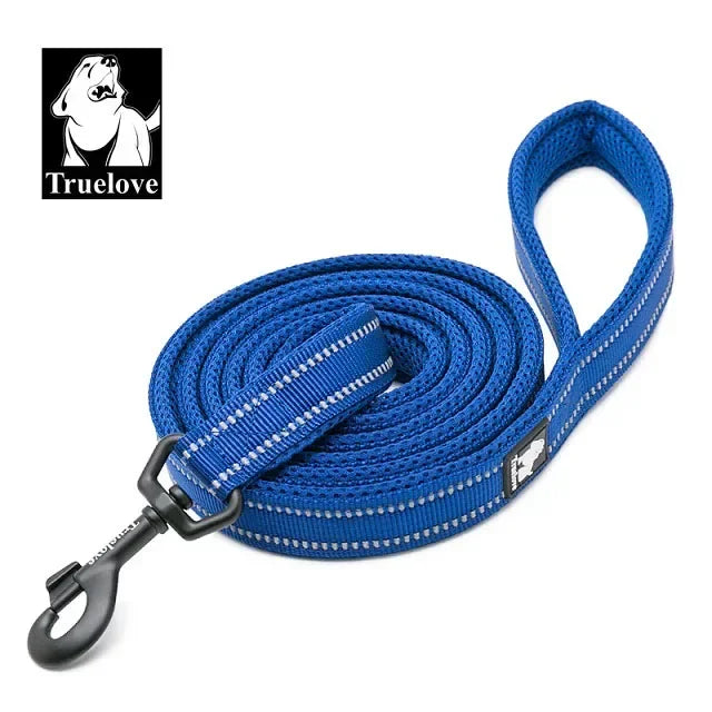 Reflective Dog Leash, Soft Padded Nylon Mesh