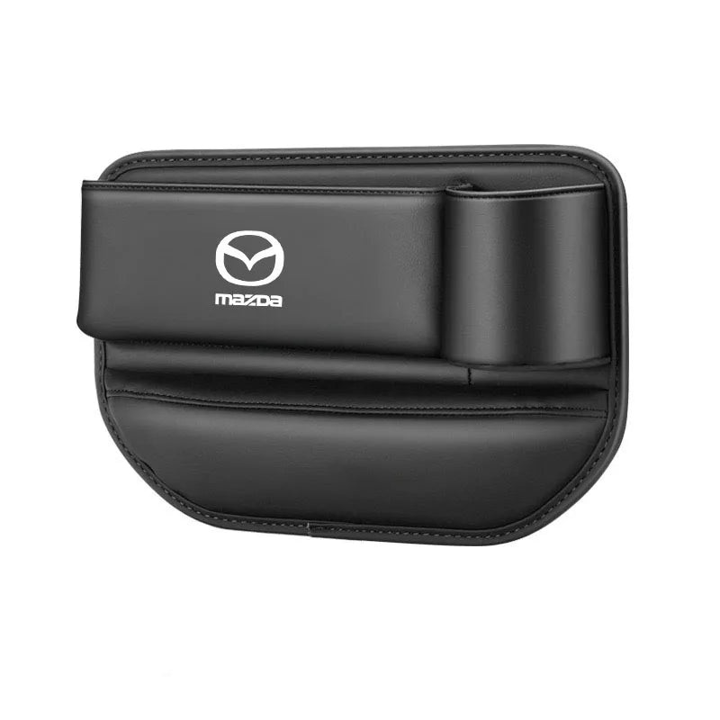 A practical car interior organizer designed to make use of the space beside your seat.