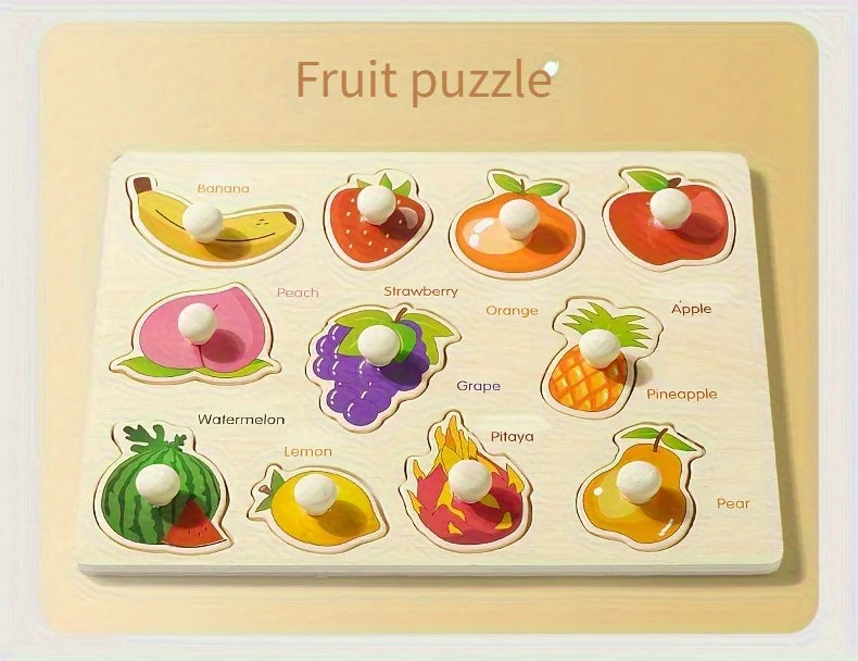 Montessori Shape Matching Puzzle Board Geometry Learning Toy