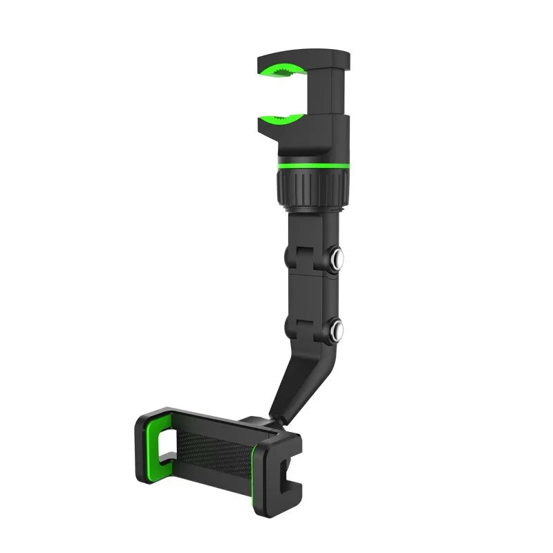Rearview Mirror Phone Holder 360° Rotatable Car Phone Mount