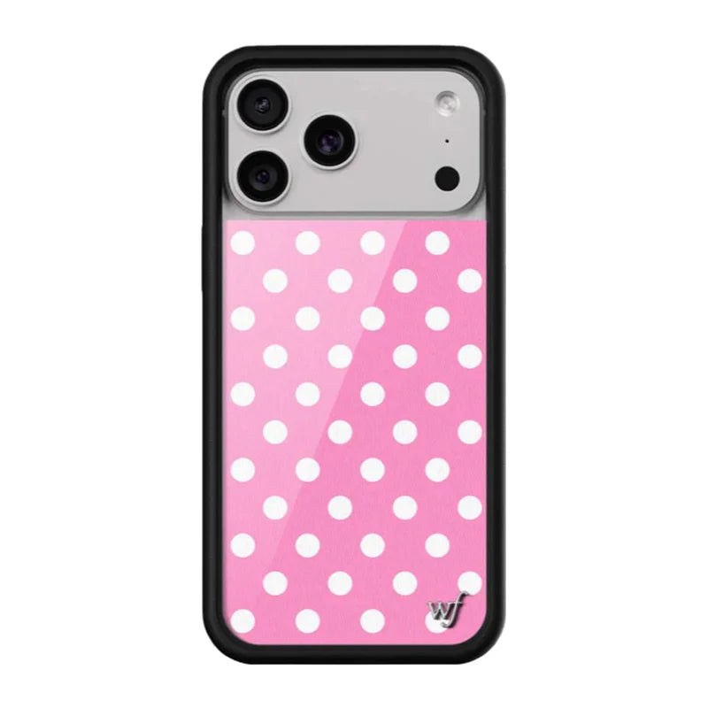 Wildflower iPhone Case Cute Polka Dot Silicone Shockproof Cover