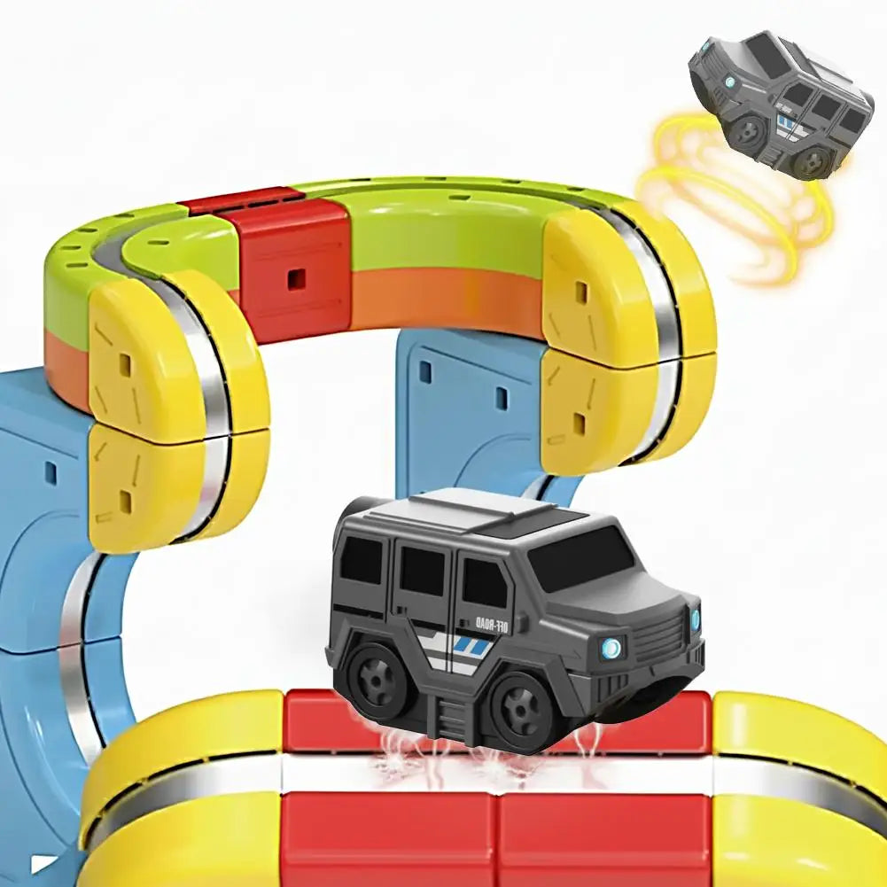 Rechargeable Magnetic Track Car – Anti-Gravity Railway Toy