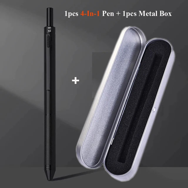4-Color Multifunctional Gravity-Sensing Metal Pen
