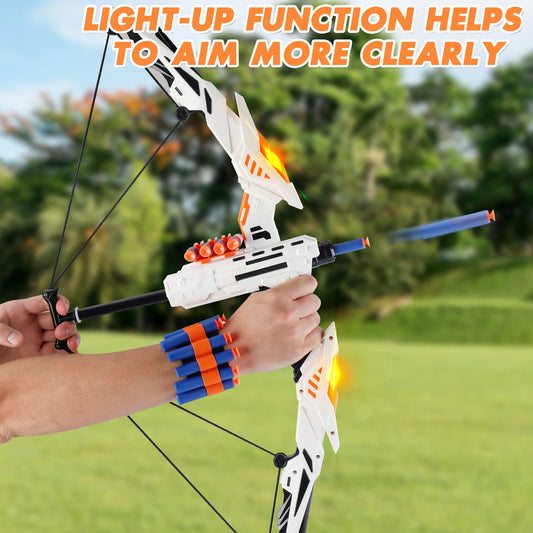 Kids Archery Set with LED Bow and Soft Dart Arrows