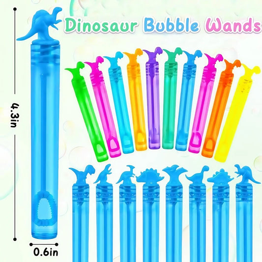 12-48 Pcs Cute Dinosaur Bubble Empty Bottle Birthday Party Baby Shower Wedding Christmas New Year Carnival Party Gift Decoration