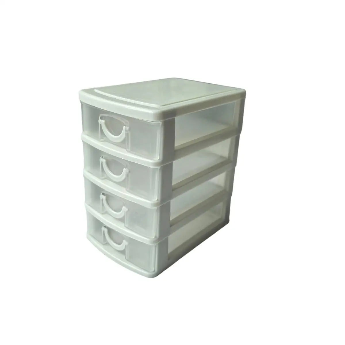 Jewelry Storage Box, 4-Drawer Transparent Organizer
