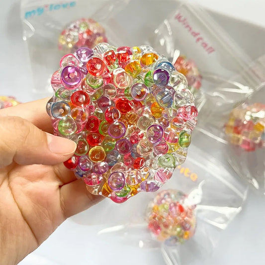 Squishy Bead Ball – Soft Ice Bead Stress Relief Fidget Toy