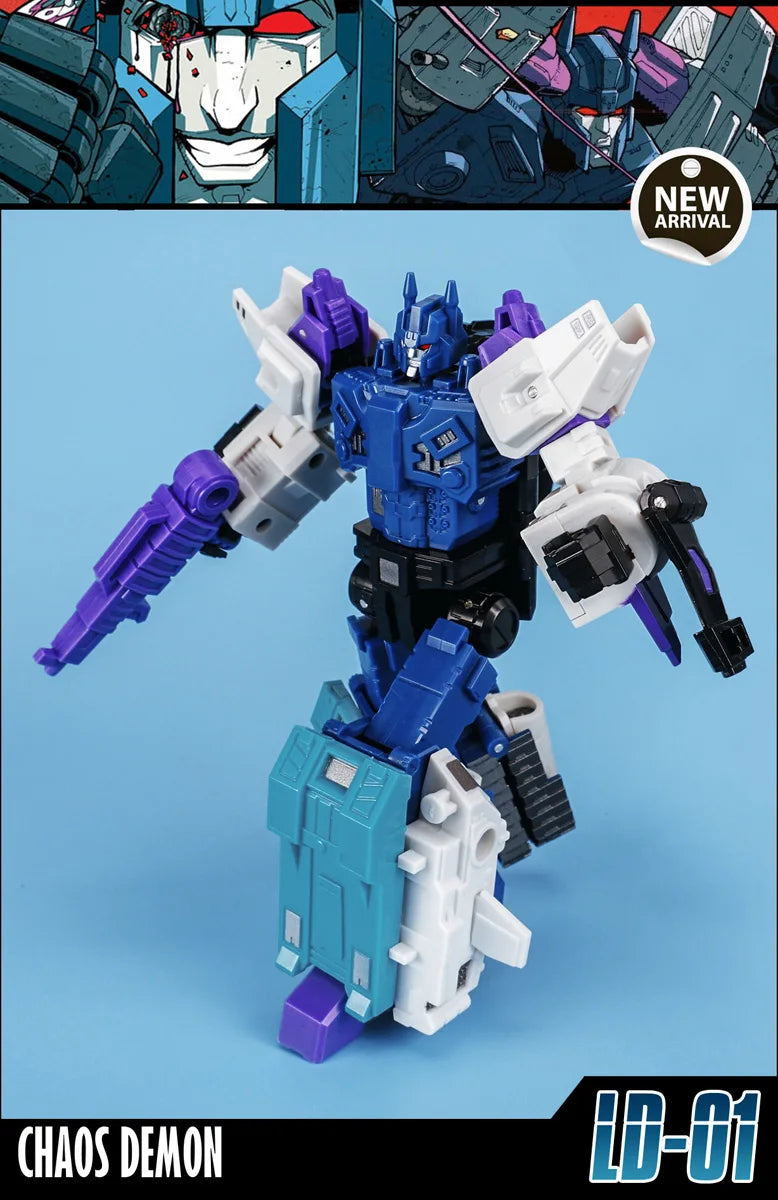 Tri-Variable Overlord Transformer Action Figure Aircraft Tank Model