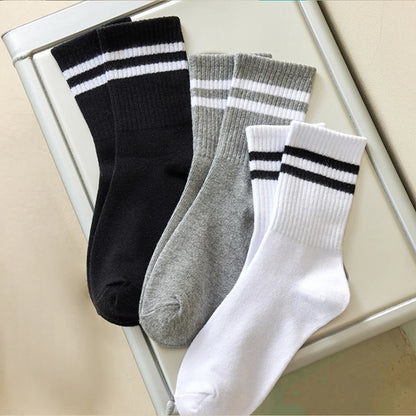 Crew Socks Breathable Mid Tube Sports Socks 3-6 Pairs