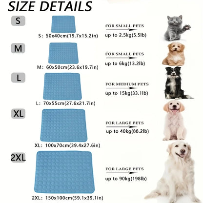 Dog Cooling Mat – Pet Cooling Pad for Dogs & Cats