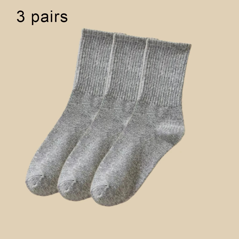 Crew Socks Breathable Mid Tube Sports Socks 3-6 Pairs