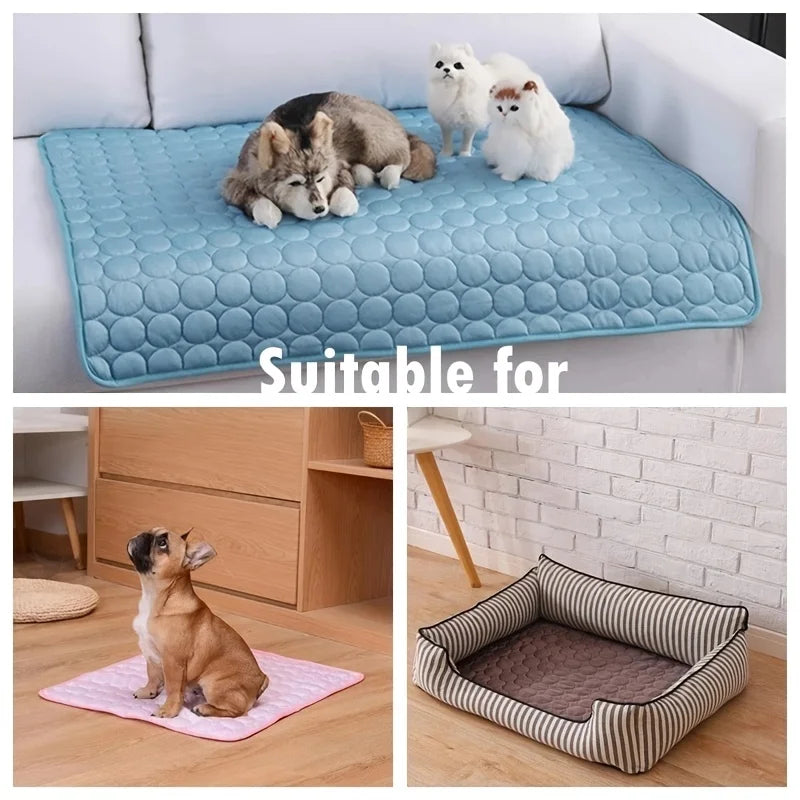 Dog Cooling Mat – Pet Cooling Pad for Dogs & Cats