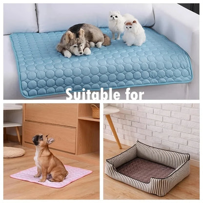 Dog Cooling Mat – Pet Cooling Pad for Dogs & Cats