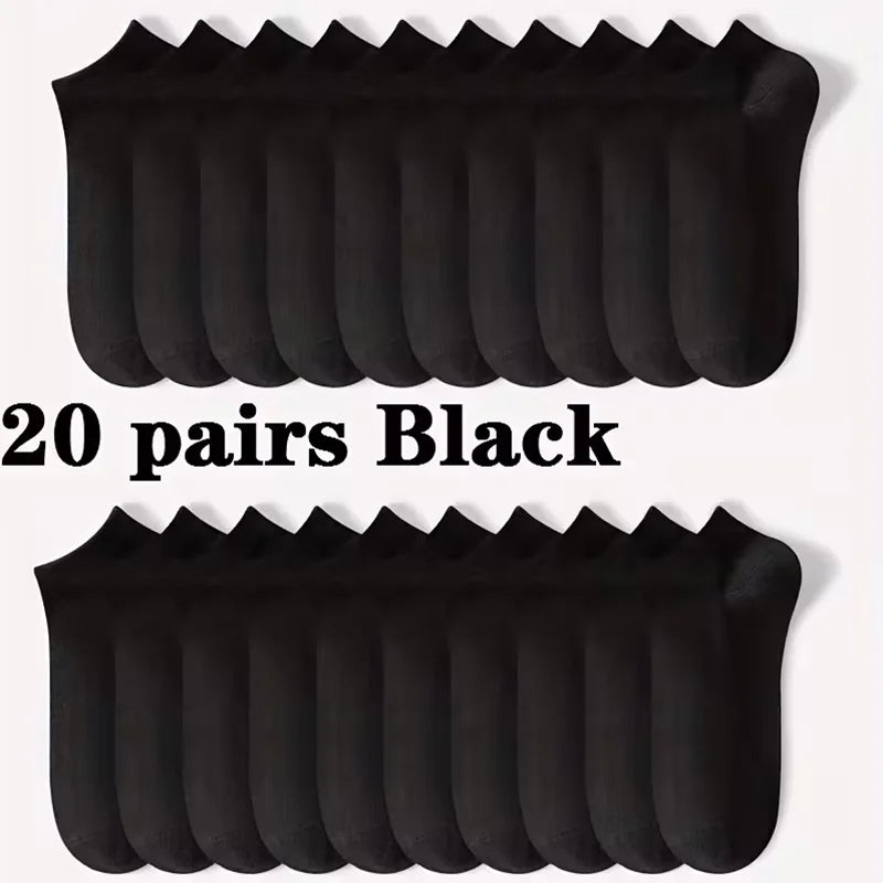 Ankle Socks 5 Pack Breathable Low Cut Unisex Socks